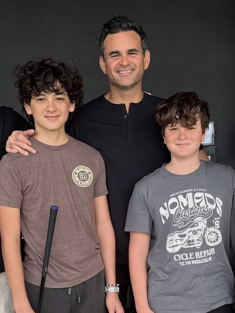 Chris with Patrick and Vincent